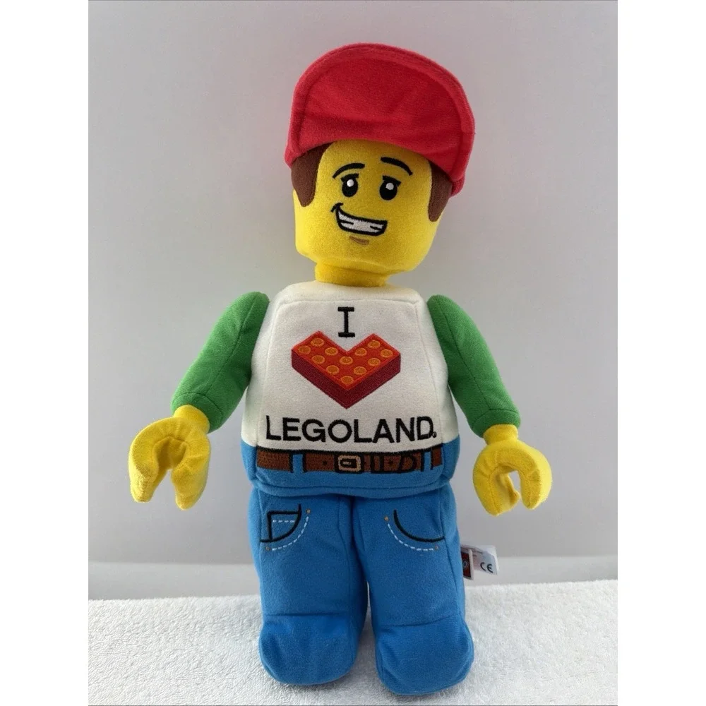 Legoland Theme Park Lego Boy Plush Character I LOVE LEGOLAND 13 Inch
